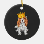 Cavalier King Charles Spaniel Keramisch Ornament (Voorkant)