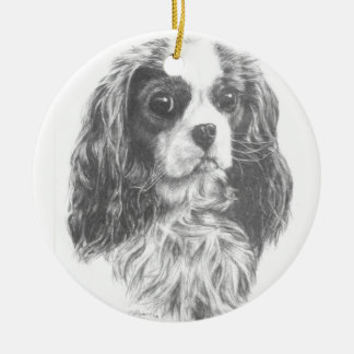 Cavalier King Charles Spaniel Keramisch Ornament