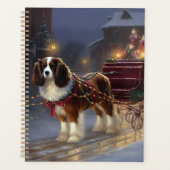 Cavalier King Charles Spaniel Kerst Festiviteit Planner (Voorkant)
