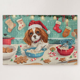 Cavalier King Charles Spaniel Kerstbakken Legpuzzel
