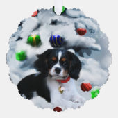 Cavalier King Charles Spaniel kerstcadeaus Ornament Kaart (Voorkant)