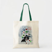 Cavalier King Charles Spaniel kerstcadeaus Tote Bag (Voorkant)