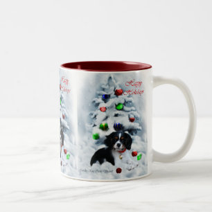 Cavalier King Charles Spaniel kerstcadeaus Tweekleurige Koffiemok