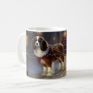 Cavalier King Charles Spaniel Kerstfeest Koffiemok