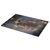 Cavalier King Charles Spaniel Kerstfeest Snijplank (Hoek)