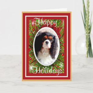 Cavalier King Charles Spaniel kerstkaart Feestdagen Kaart