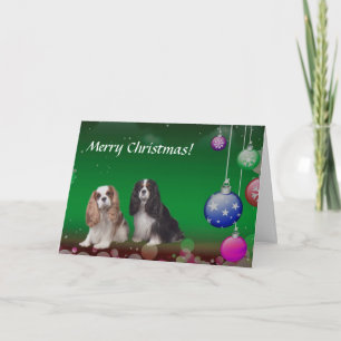 Cavalier King Charles Spaniel kerstkaart Kaart