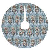 Cavalier King Charles Spaniel Kerstmis Kerstboom Rok (Voorkant)