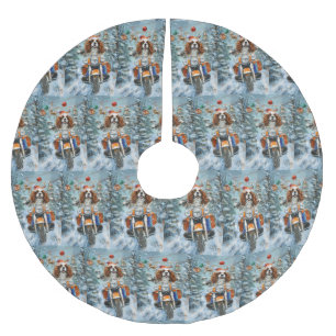 Cavalier King Charles Spaniel Kerstmis Kerstboom Rok