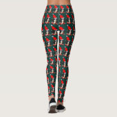 Cavalier King Charles Spaniel Kerstmis Leggings (Achterkant)