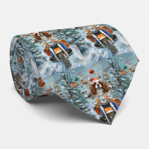 Cavalier King Charles Spaniel Kerstmis Stropdas
