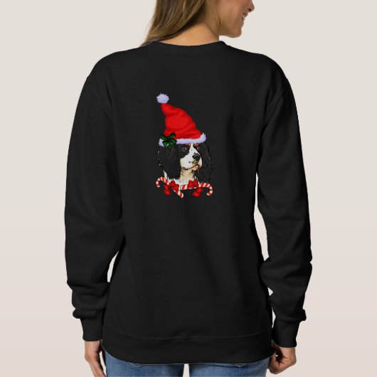 Cavalier King Charles Spaniel Kerstmis Trui (Achterkant)