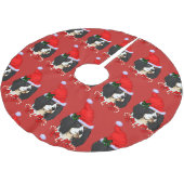 Cavalier King Charles Spaniel Kerstmis Vrolijk Kerstboom Rok (Gekanteld)