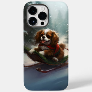 Cavalier King Charles Spaniel Kerstsneeuw Case-Mate iPhone 14 Pro Max Hoesje