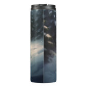 Cavalier King Charles Spaniel Kerstsneeuw Thermosbeker (Achterkant)