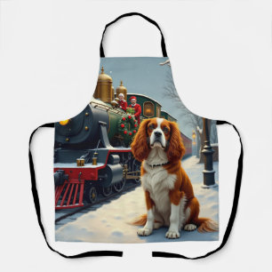 Cavalier King Charles Spaniel Kersttrein Schort