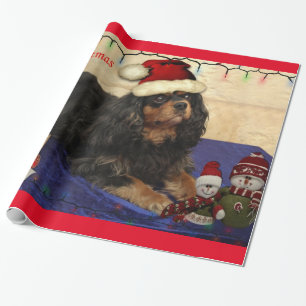 Cavalier King Charles Spaniel Kerstverpakking Cadeaupapier