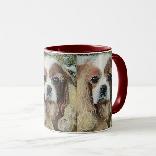 Cavalier King Charles Spaniel koffie mok (Voorkant rechts)