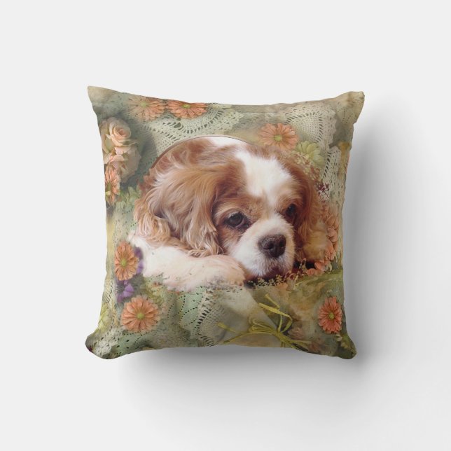 Cavalier King Charles Spaniel Kussen (Voorkant)