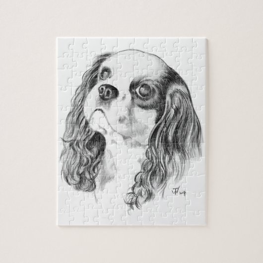 Cavalier King Charles Spaniel Legpuzzel (Verticaal)
