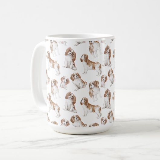 Cavalier King Charles Spaniel Mok (Voorkant links)