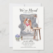Cavalier King Charles Spaniel Moving Faire-part (Devant)