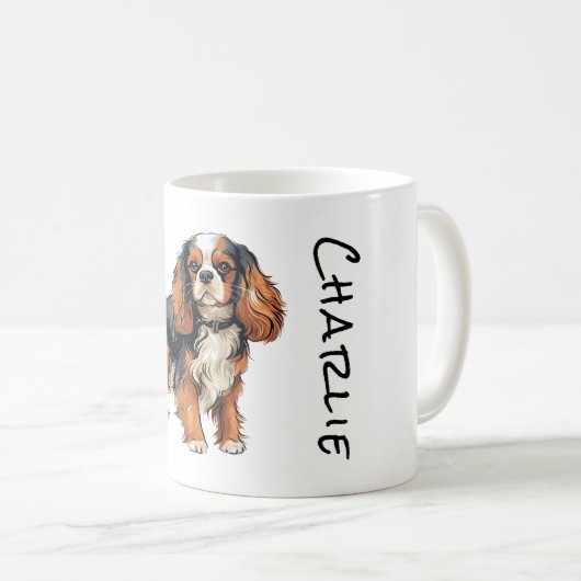 Cavalier King Charles Spaniel Mug (Devant droit)