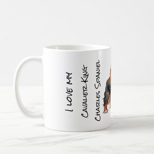 Cavalier King Charles Spaniel Mug (Gauche)