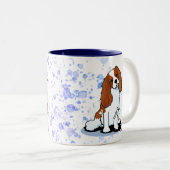 Cavalier King Charles Spaniel Mug à café à deux to (Devant droit)
