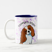 Cavalier King Charles Spaniel Mug à café à deux to (Gauche)