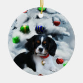 Cavalier King Charles Spaniel Noël Ornement (Devant)