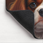 Cavalier King Charles Spaniel op St. Patrick's Day Muismat (Hoek)