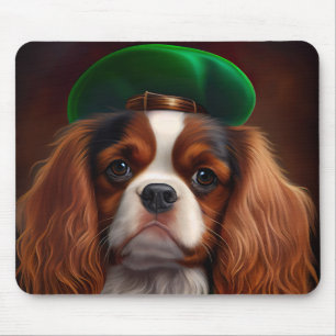 Cavalier King Charles Spaniel op St. Patrick's Day Muismat