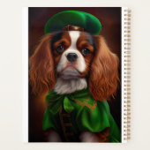 Cavalier King Charles Spaniel op St. Patrick's Day Planner (Achterkant)