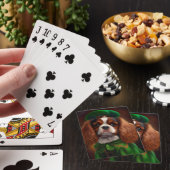 Cavalier King Charles Spaniel op St. Patrick's Day Pokerkaarten (Insitu)