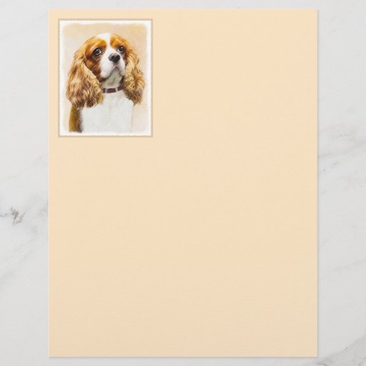 Cavalier King Charles Spaniel Original Painting (Voorkant)