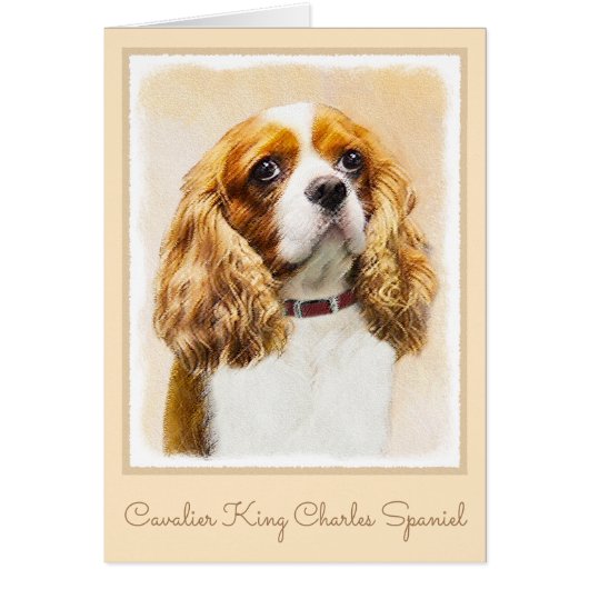 Cavalier King Charles Spaniel Original Painting (Voorkant)
