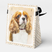 Cavalier King Charles Spaniel Original Painting Bedankdoosjes (Achterkant)