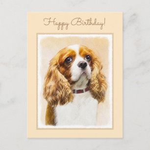 Cavalier King Charles Spaniel Original Painting Briefkaart