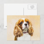 Cavalier King Charles Spaniel Original Painting Briefkaart (Voorkant / Achterkant)