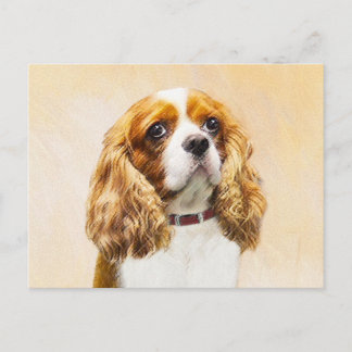 Cavalier King Charles Spaniel Original Painting Briefkaart