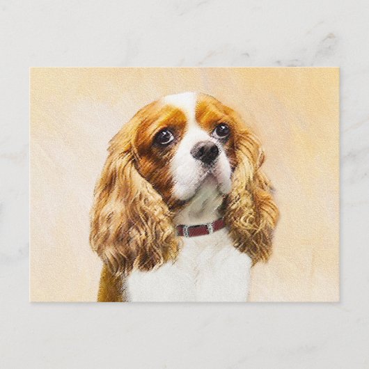 Cavalier King Charles Spaniel Original Painting Briefkaart (Voorkant)