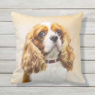 Cavalier King Charles Spaniel Original Painting Buitenkussen