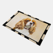 Cavalier King Charles Spaniel Original Painting Deurmat (Schuin)