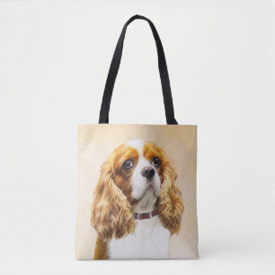 Cavalier King Charles Spaniel Original Painting Draagtas