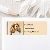 Cavalier King Charles Spaniel Original Painting Etiket (Insitu)