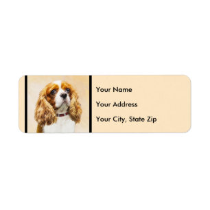 Cavalier King Charles Spaniel Original Painting Etiket
