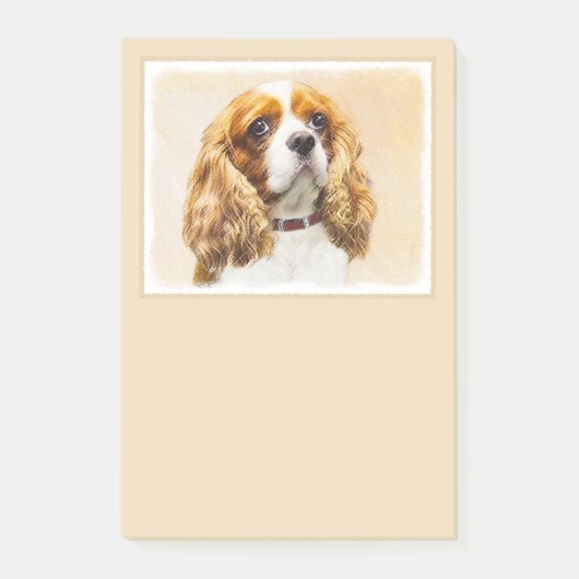 Cavalier King Charles Spaniel Original Painting Post-it® Notes (Voorkant)