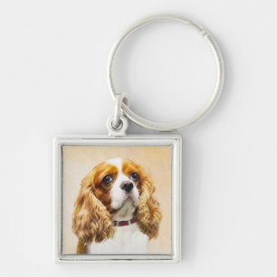 Cavalier King Charles Spaniel Original Painting Sleutelhanger