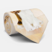 Cavalier King Charles Spaniel Original Painting Stropdas (Opgerold)